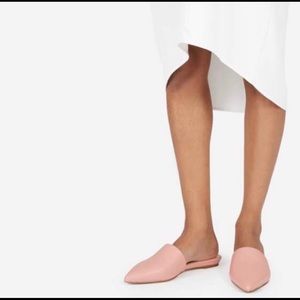 Everlane pointed toe slide pink 8.5